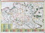 Карта Польши. Гравированная, акварельная раскраска.