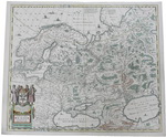 Карта России и Скандинавии Novissima Russiae Tabula.